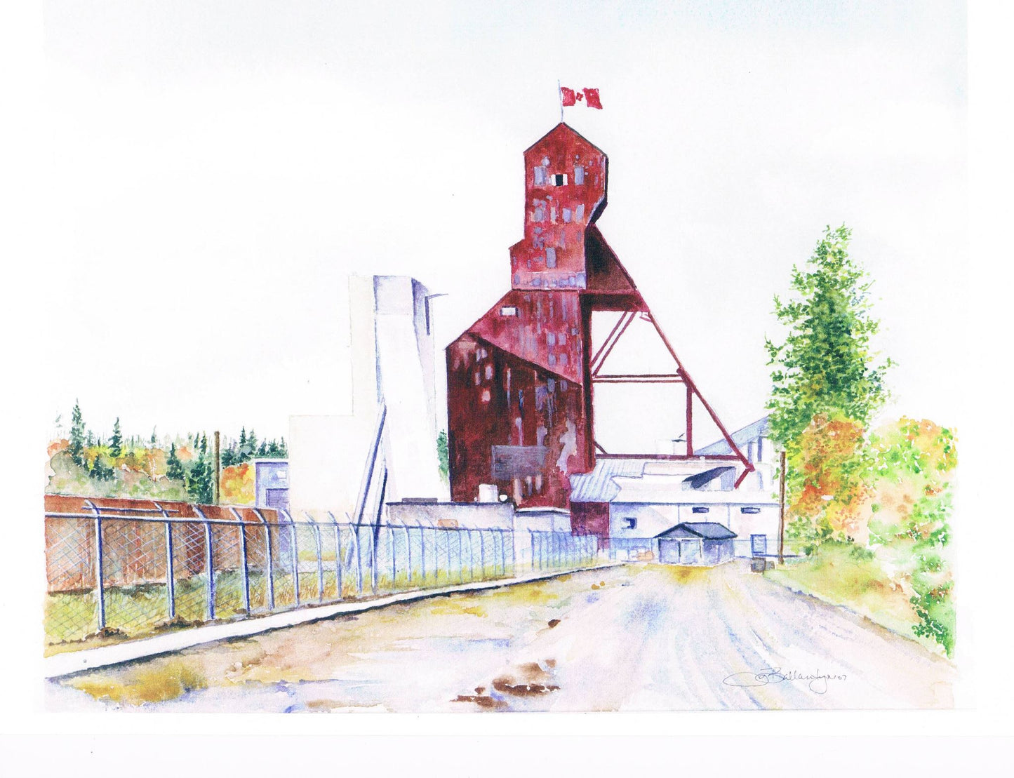 Big Red Headframe